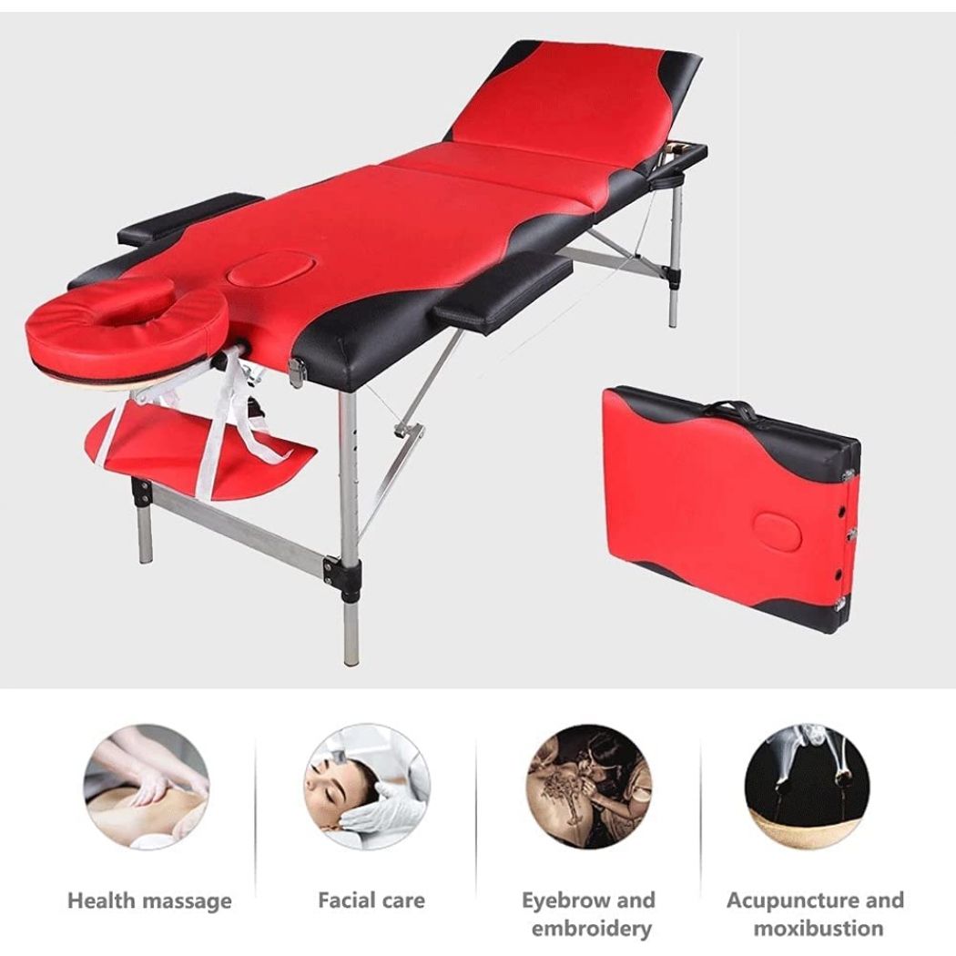 Beauty Salon Folding Aluminum Tube Spa Massage Table